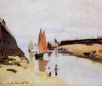 尅勞德 莫奈 Entrance to the Port of Trouville